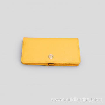 Yellow Buckle Money Ladies Wallet on sale